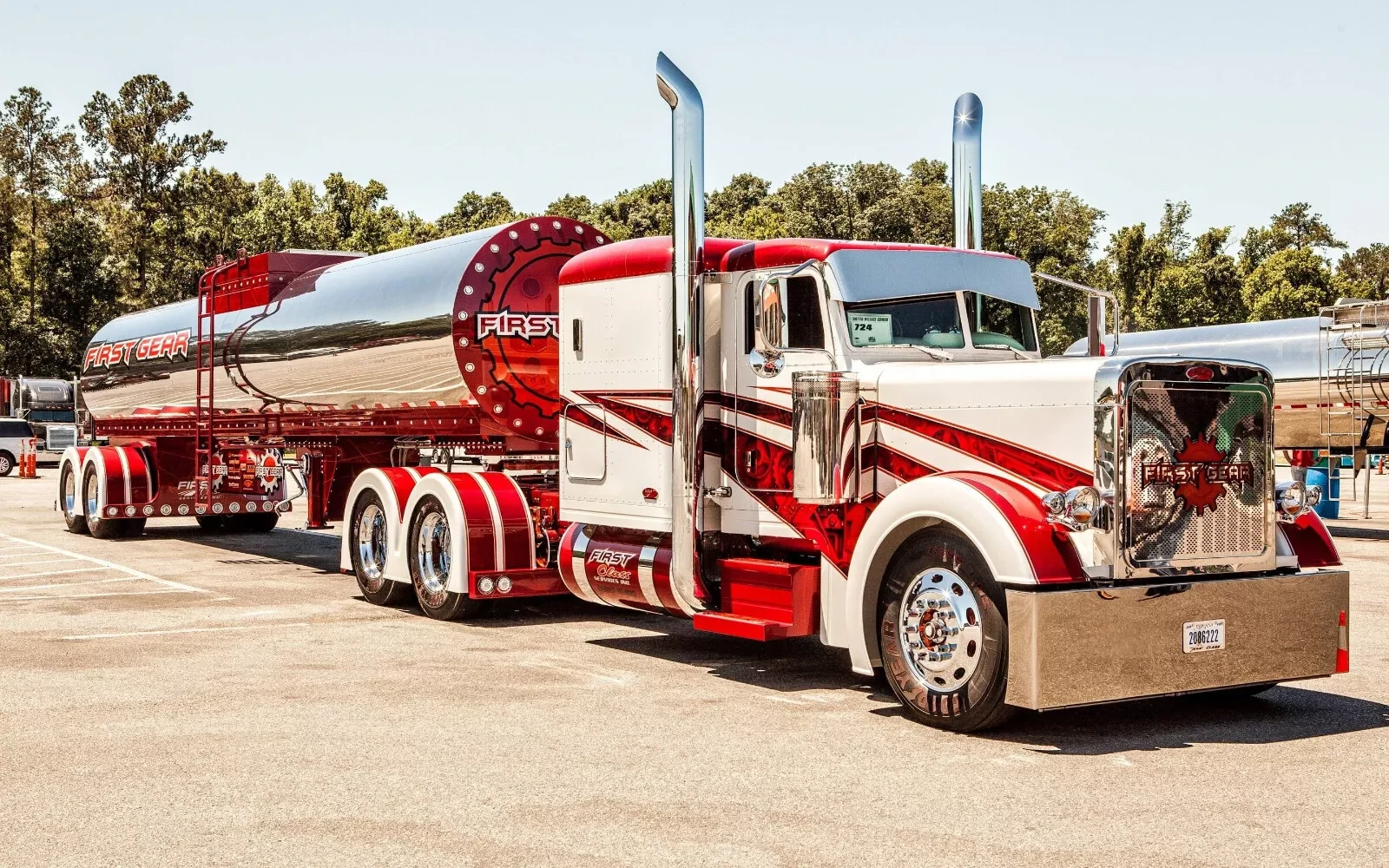 FUEL TANKER SEMI TRUCK 8x10 Poster/Photo FINE ART Print