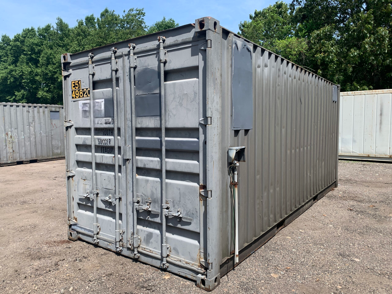 20′ x 8′ x 8.5′ Tall –Used Shipping / Storage Container-AS IS – GRAY